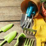 composition of garden tools